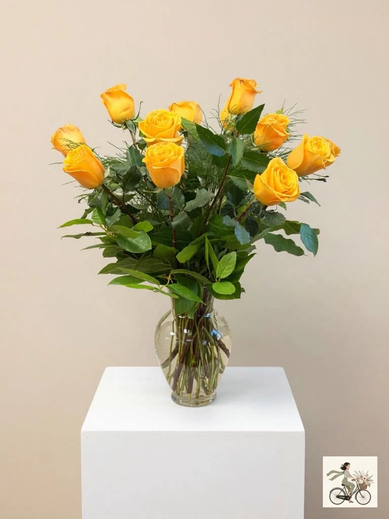 Dozen Yellow Roses
